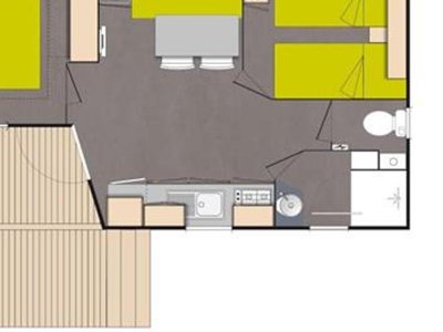 Cliquez pour découvrir toutes les photos de l'HÉBERGEMENT ! mobil-home - Flower La Rivière photo 6