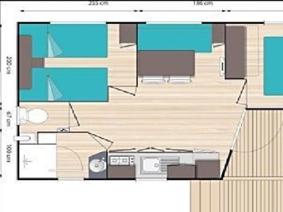 Cliquez pour découvrir toutes les photos de l'HÉBERGEMENT ! mobil-home - Le Sous Bois photo 8