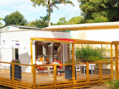 Cliquez pour découvrir toutes les photos de l'HÉBERGEMENT ! mobil-home - Le Logis photo 2