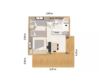 Cliquez pour découvrir toutes les photos de l'HÉBERGEMENT ! chalet - Paradis Des Pins - Royan photo 6