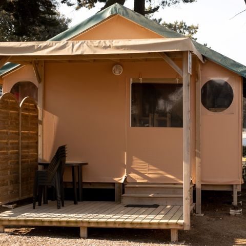 tente toile et bois - Du Bord De Mer photo 1