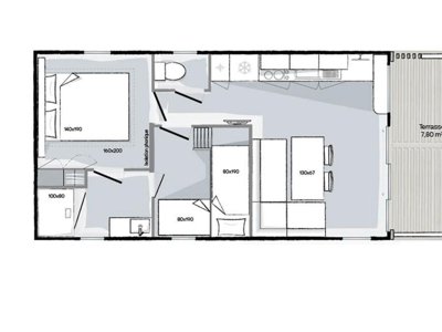 mobil-home - LES FLOTS-ATLANTIQUE photo 5