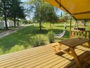 tente en toile et bois - camping Quercy Vacances photo 7