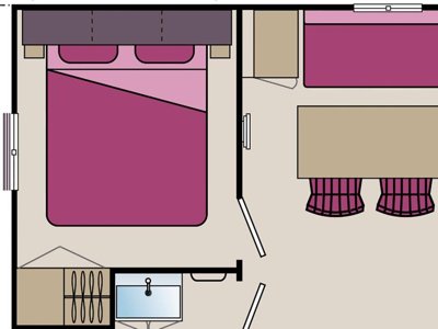 mobil-home - Les Etangs Mina photo 5