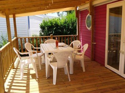 Cliquez pour découvrir toutes les photos de l'HÉBERGEMENT ! mobil-home - La Bolée D'Air photo 2