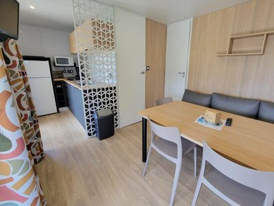 Cliquez pour découvrir toutes les photos de l'HÉBERGEMENT ! mobil-home - La Bolée D'Air photo 2