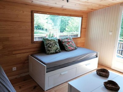 Cliquez pour découvrir toutes les photos de l'HÉBERGEMENT ! chalet - Coeur D'Ardèche photo 3