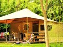 Cliquez pour découvrir toutes les photos de l'HÉBERGEMENT ! bungalow toilé - camping Coeur D'Ardèche photo 2