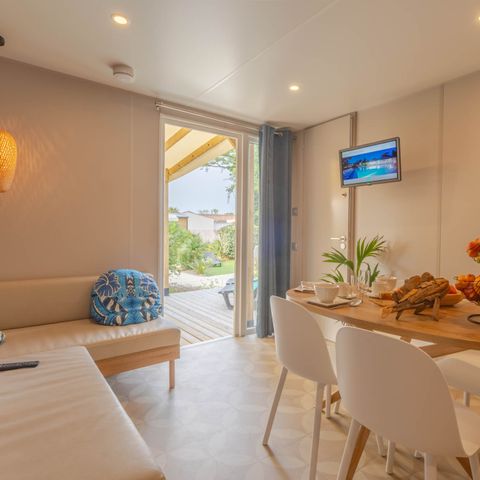 Cliquez pour découvrir toutes les photos de l'HÉBERGEMENT ! mobil-home - Sea Green Les Grenettes photo 4