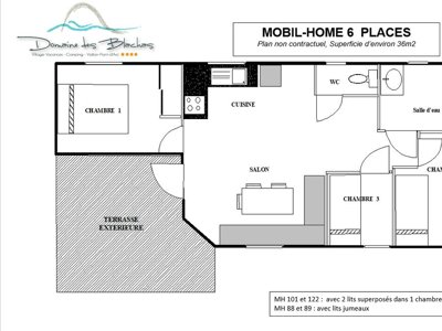 Cliquez pour découvrir toutes les photos de l'HÉBERGEMENT ! mobil-home - Domaine Des Blachas photo 7