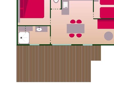 Cliquez pour découvrir toutes les photos de l'HÉBERGEMENT ! mobil-home - Sites Et Paysages - Beau Rivage photo 4