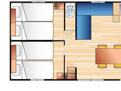 Cliquez pour découvrir toutes les photos de l'HÉBERGEMENT ! mobil-home - SUNELIA Le Clos Du Rhône photo 6