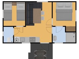 Camping Pas Cher vous présente avec son site Officiel campingpascher.fr, le Camping RCN La Bastide En Ardèche classé 5 étoiles, situé sur la commune de Ruoms dans le département Ardèche (Rhône Alpes) en France. Le camping RCN La Bastide En Ardèche, vous présente un hébergement de type mobil-home de 28 m². Le camping RCN La Bastide En Ardèche vous propose du sam. 02 mai au sam. 09 mai 2026 pour 7 nuits à 434€. Cette location propose 138 dates différentes pour réserver votre séjour. Découvrez également les 11 autres gammes d'hébergements du camping. Les Avis clients pour le Camping RCN La Bastide En Ardèche sont excellents avec une note moyenne de 8 sur 10. Rivière, Piscine chauffée, Piscine extérieure, Animation enfants, Animations familiales, Aire de jeux enfants, Canoë-kayak, Ping-pong, Pétanque, Terrain de football, Terrain multisports, Bar, Restaurant, Snack/Bar, Épicerie,... En savoir plus : cliquez-ICI.