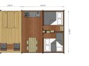 Cliquez pour découvrir toutes les photos de l'HÉBERGEMENT ! tente en toile et bois - camping Weekend Glamping Resort photo 2