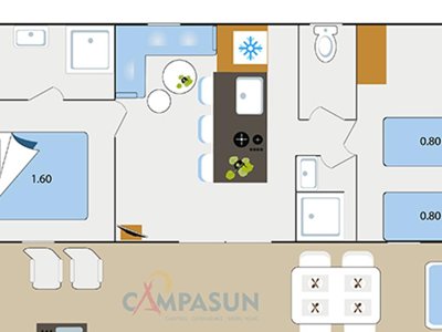 mobil-home - CAMPASUN Le Mas De Pierredon photo 9