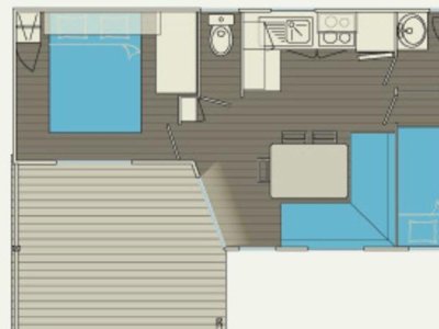 Cliquez pour découvrir toutes les photos de l'HÉBERGEMENT ! mobil-home - Sunêlia Les Nids Du Lac photo 7