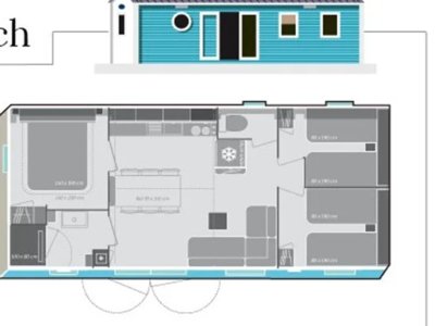 Cliquez pour découvrir toutes les photos de l'HÉBERGEMENT ! mobil-home - Hu Park Albatros Village photo 14