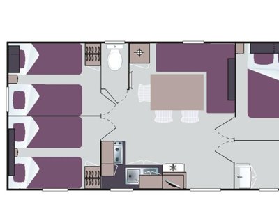 Cliquez pour découvrir toutes les photos de l'HÉBERGEMENT ! mobil-home - La Maïre photo 4