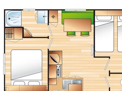 Cliquez pour découvrir toutes les photos de l'HÉBERGEMENT ! mobil-home - La Maïre photo 3