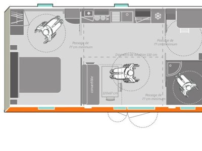 Cliquez pour découvrir toutes les photos de l'HÉBERGEMENT ! mobil-home - La Maïre photo 3