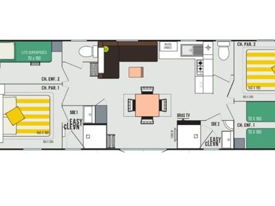 Cliquez pour découvrir toutes les photos de l'HÉBERGEMENT ! mobil-home - La Maïre photo 4