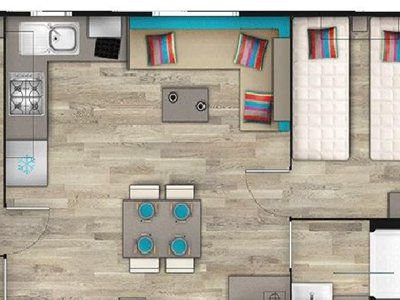 Cliquez pour découvrir toutes les photos de l'HÉBERGEMENT ! mobil-home - La Marmotte photo 4