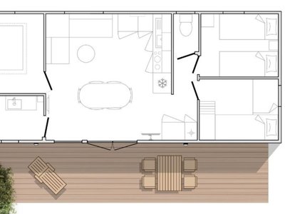 Cliquez pour découvrir toutes les photos de l'HÉBERGEMENT ! mobil-home - Le Clos Virgile photo 7