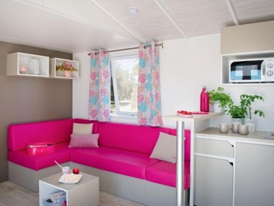 Cliquez pour découvrir toutes les photos de l'HÉBERGEMENT ! mobil-home - Le Clos Virgile photo 3
