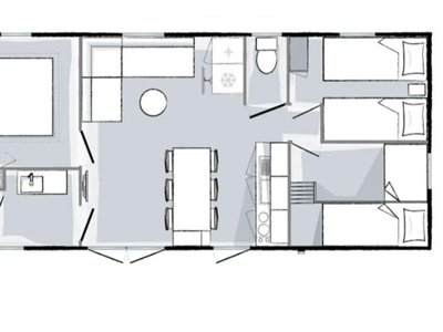 Cliquez pour découvrir toutes les photos de l'HÉBERGEMENT ! mobil-home - Le Clos Virgile photo 7