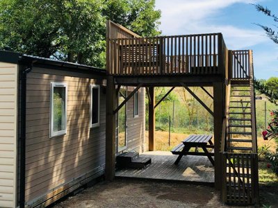 Cliquez pour découvrir toutes les photos de l'HÉBERGEMENT ! mobil-home - La Grange Neuve photo 4