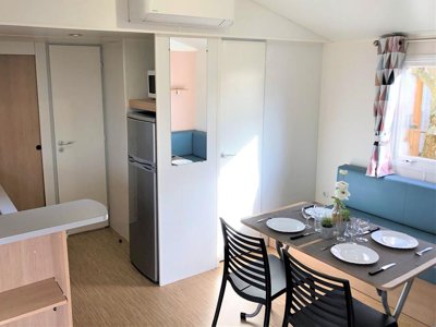 Cliquez pour découvrir toutes les photos de l'HÉBERGEMENT ! mobil-home - La Grange Neuve photo 4