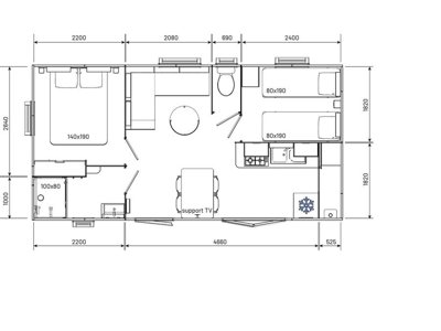Cliquez pour découvrir toutes les photos de l'HÉBERGEMENT ! mobil-home - Des 2 Soleils - Ciela Village photo 11