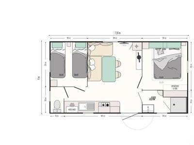 Cliquez pour découvrir toutes les photos de l'HÉBERGEMENT ! mobil-home - Des 2 Soleils - Ciela Village photo 20