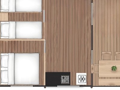 Cliquez pour découvrir toutes les photos de l'HÉBERGEMENT ! bungalow toilé - Maeva Escapade Les Trois Sources photo 7