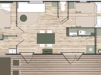 mobil-home - Maeva Escapade Les Trois Sources photo 8