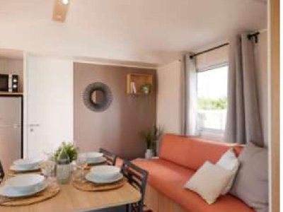 Cliquez pour découvrir toutes les photos de l'HÉBERGEMENT ! mobil-home - Le Pré Saint André photo 2