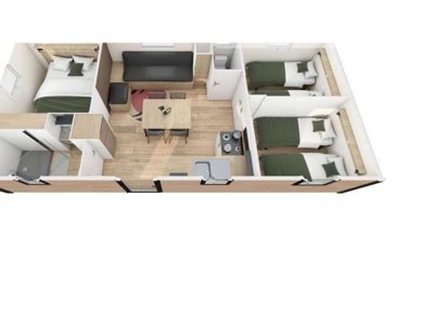 Cliquez pour découvrir toutes les photos de l'HÉBERGEMENT ! mobil-home - Le Pré Saint André photo 3