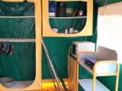 Cliquez pour découvrir toutes les photos de l'HÉBERGEMENT ! bungalow toilé - Le Pré Saint André photo 2