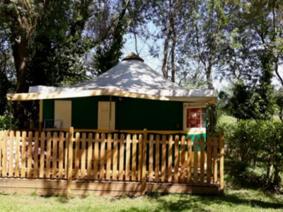 Cliquez pour découvrir toutes les photos de l'HÉBERGEMENT ! bungalow toilé - Le Pré Saint André photo 5