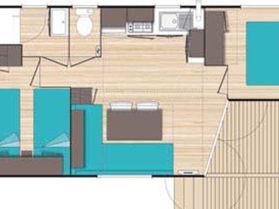 Cliquez pour découvrir toutes les photos de l'HÉBERGEMENT ! mobil-home - Maeva Escapades De La Geres photo 3