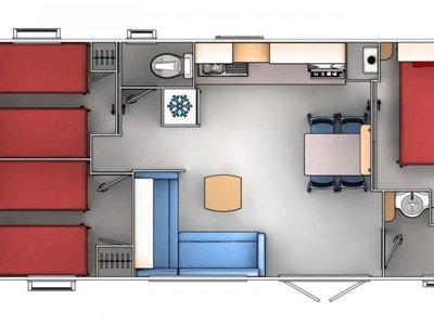 Cliquez pour découvrir toutes les photos de l'HÉBERGEMENT ! mobil-home - Flots De L'Océan photo 10