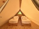 Cliquez pour découvrir toutes les photos de l'HÉBERGEMENT ! tente en toile et bois - camping Tamarit Beach Resort photo 7