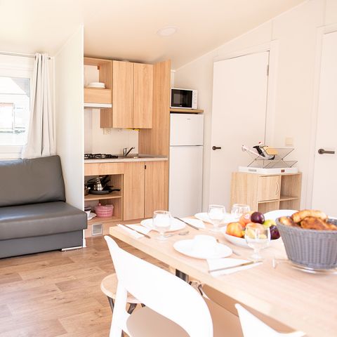 Cliquez pour découvrir toutes les photos de l'HÉBERGEMENT ! mobil-home - Les Chalets De Thegra photo 2