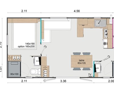 Cliquez pour découvrir toutes les photos de l'HÉBERGEMENT ! mobil-home - La Castillonderie photo 9
