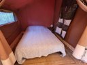 tente en toile et bois - camping La Castillonderie photo 7