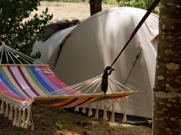 Camping Pas Cher vous présente avec son site Officiel campingpascher.fr, le Camping La Castillonderie classé 4 étoiles, situé sur la commune de Thonac dans le département Dordogne (Aquitaine) en France. Le camping La Castillonderie, vous présente un hébergement de type tente en toile et bois de 30 m² pour 5 personnes. Le camping La Castillonderie vous propose du sam. 05 septembre au sam. 12 septembre 2026 pour 7 nuits à 280€. Cette location propose 61 dates différentes pour réserver votre séjour. Découvrez également les 33 autres gammes d'hébergements du camping. Les Avis clients pour le Camping La Castillonderie sont excellents avec une note moyenne de 8 sur 10. LacRivière, Piscine chauffée, Piscine extérieure, Animations familiales, Club enfants, Aire de jeux enfants, Baby-foot, Canoë-kayak, Centre équestre, Parcours sportif, Ping-pong, Pétanque, Randonnée, Structure gonflable enfants, Terrain de badminton, Terrain de football, Terrain de volley-ball, Bar, Dépôt de pain, Épicerie,... En savoir plus : cliquez-ICI.