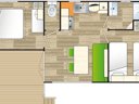 Cliquez pour découvrir toutes les photos de l'HÉBERGEMENT ! mobil-home - camping Du Lac De Thoux - Ciela Village photo 10