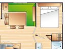 Cliquez pour découvrir toutes les photos de l'HÉBERGEMENT ! mobil-home - camping Du Lac De Thoux - Ciela Village photo 7