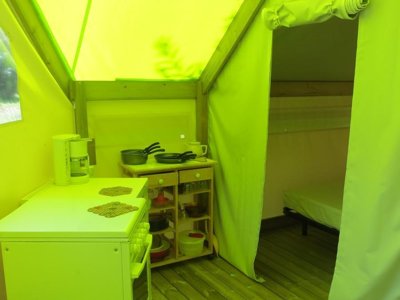 tente en toile et bois - Kerlaz photo 4