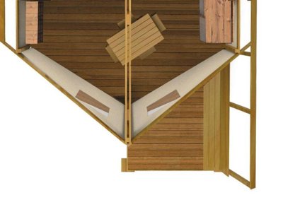 tente en toile et bois - Kerlaz photo 5